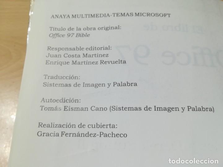 Libros de segunda mano: EL LIBRO DE OFFICE 97 PROFESIONAL / ANAYA / / AE102 - Foto 5
