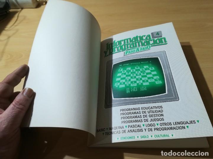Libros de segunda mano: INFORMATICA Y PROGRAMACION 4 / PASO A PASO / EDICIONES SIGLO CULTURAL / AE205 - Foto 4