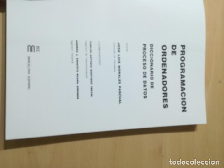 Libros de segunda mano: DICCIONARIO DE PROCESO DE DATOS / PROGRAMACION DE ORDENADORES / TESYS / AH-39 - Foto 6