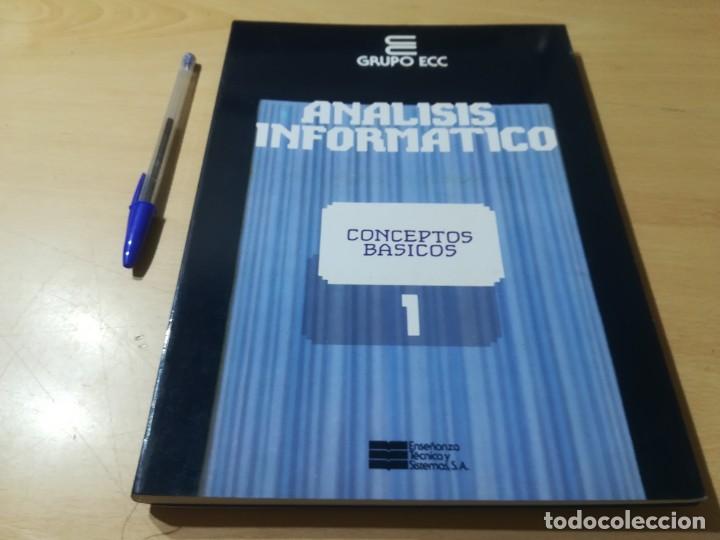 Libros de segunda mano: CONCEPTOS BASICOS 1 / ANALISIS INFORMATICO / GRUPO ECC / AH-39 - Foto 3