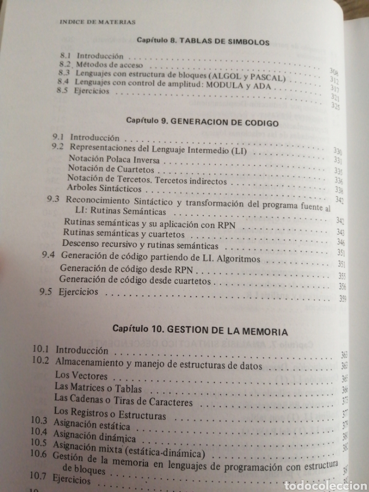 Libros de segunda mano: Compiladores. Teor&iacute;a y construcci&oacute;n - Foto 8