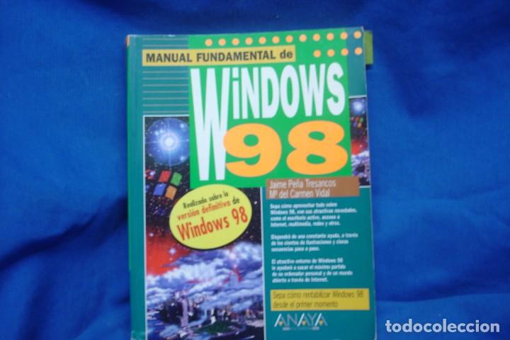 Libros de segunda mano: MANUAL FUNDAMENTAL DE WINDOWS 98 - ED. ANAYA 1998 - Foto 1