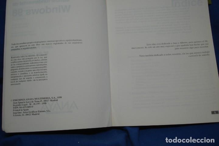 Libros de segunda mano: MANUAL FUNDAMENTAL DE WINDOWS 98 - ED. ANAYA 1998 - Foto 2