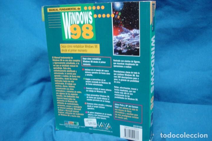 Libros de segunda mano: MANUAL FUNDAMENTAL DE WINDOWS 98 - ED. ANAYA 1998 - Foto 5