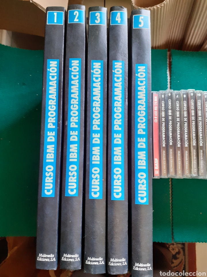 Libros de segunda mano: curso IBM de programacion. 5 tomos con 55 cds. c++, borland, delphi, multiuse, turbo asembler ... - Foto 3