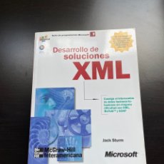 Libros de segunda mano: DESARROLLO DE SOLUCIONES XML - MICROSOFT. Lote 262817265