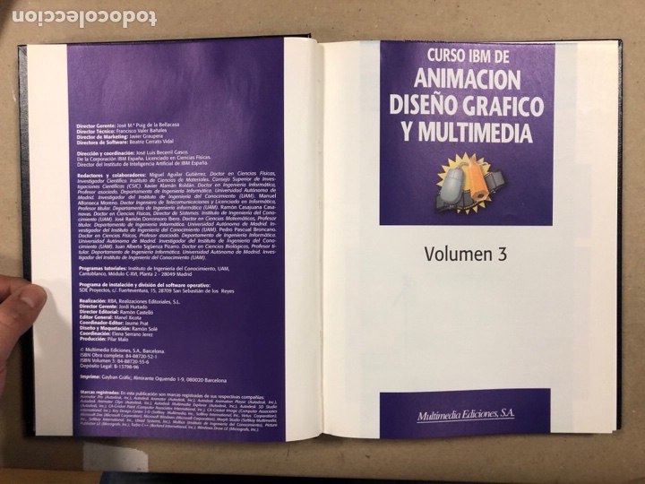 Libros de segunda mano: CURSO IBM DE ANIMACIÓN, DISEÑO GRÁFICO Y MULTIMEDIA. 5 TOMOS. MULTIMEDIA EDICIONES 1996. - Foto 13 - 265375964