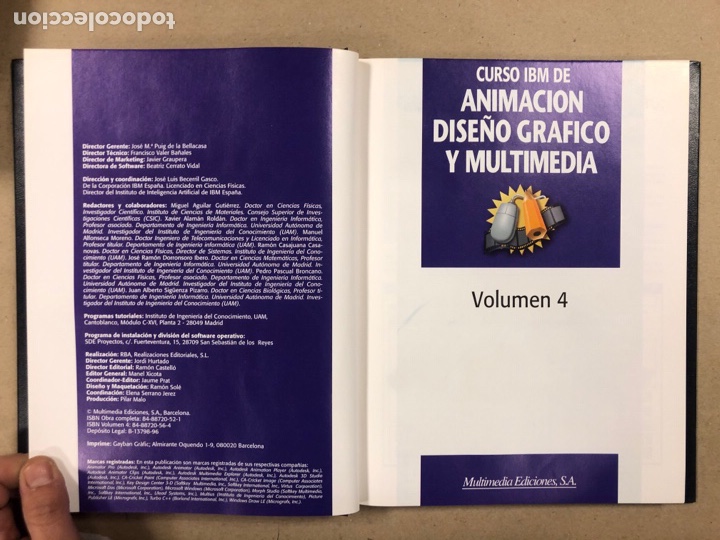 Libros de segunda mano: CURSO IBM DE ANIMACIÓN, DISEÑO GRÁFICO Y MULTIMEDIA. 5 TOMOS. MULTIMEDIA EDICIONES 1996. - Foto 18 - 265375964