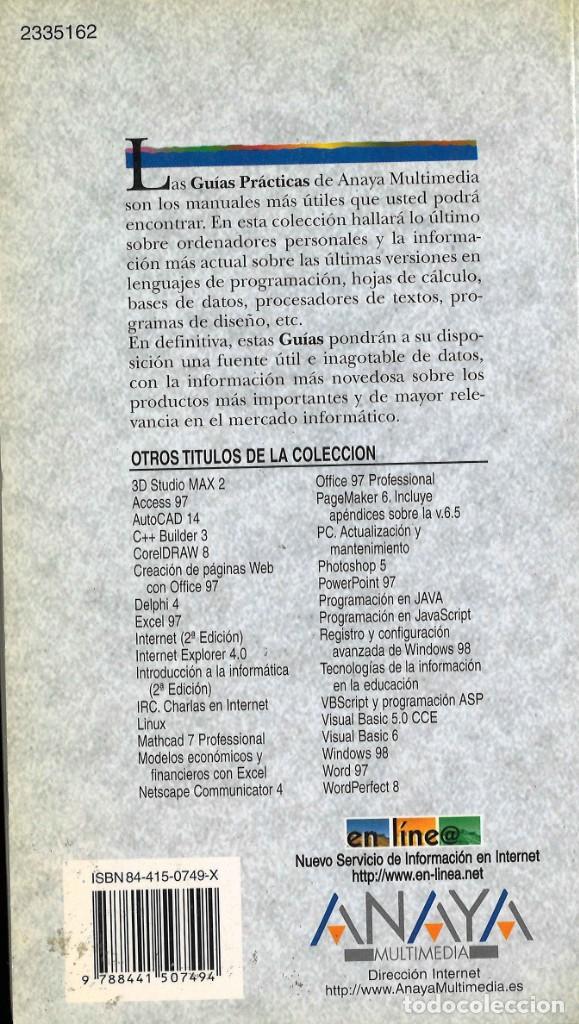 Libros de segunda mano: Adobe Photoshop 5. Anaya Multimedia. 1999 - Foto 2