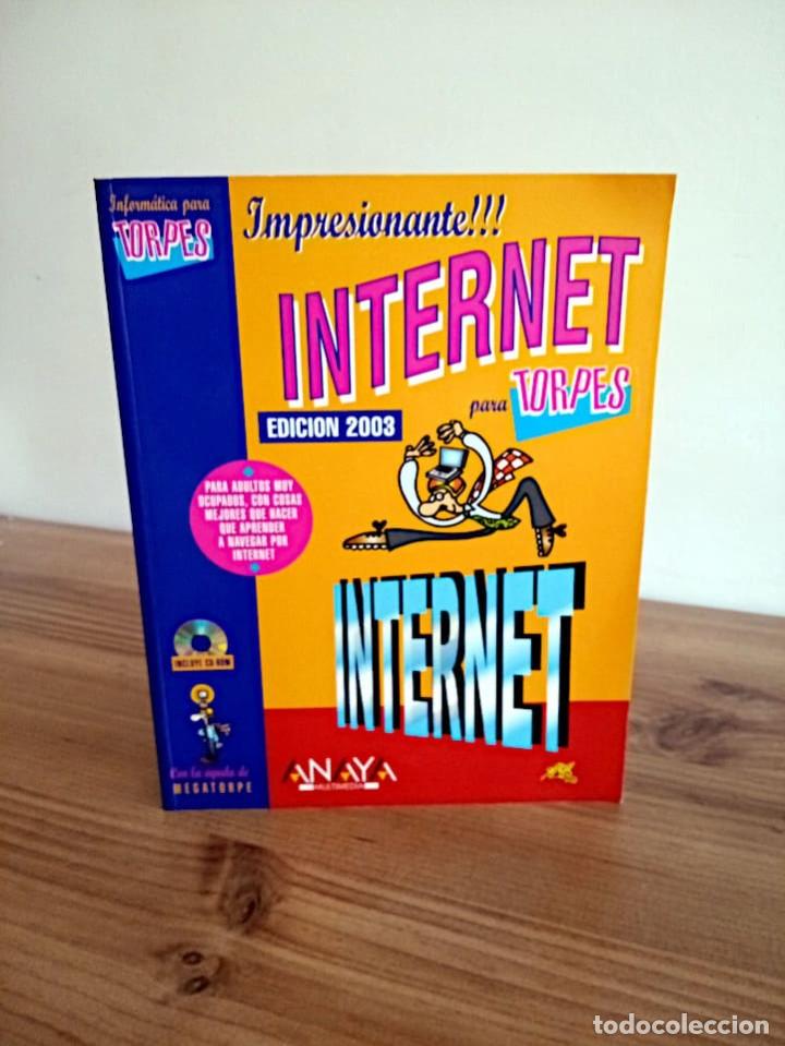 Libros de segunda mano: INTERNET PARA TORPES 2003 + CD. ANAYA MULTIMEDIA. MARTOS RUBIO, ANA. - Foto 1