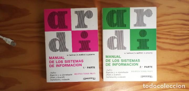 Libros de segunda mano: MANUAL DE LOS SISTEMAS DE INFORMACI&Oacute;N, PARTES 1 Y 2 - Foto 1