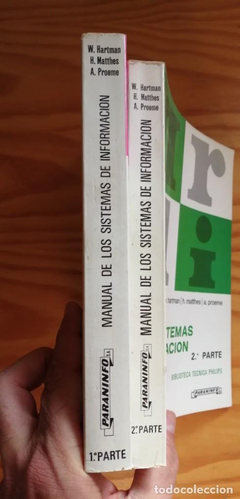 Libros de segunda mano: MANUAL DE LOS SISTEMAS DE INFORMACI&Oacute;N, PARTES 1 Y 2 - Foto 2
