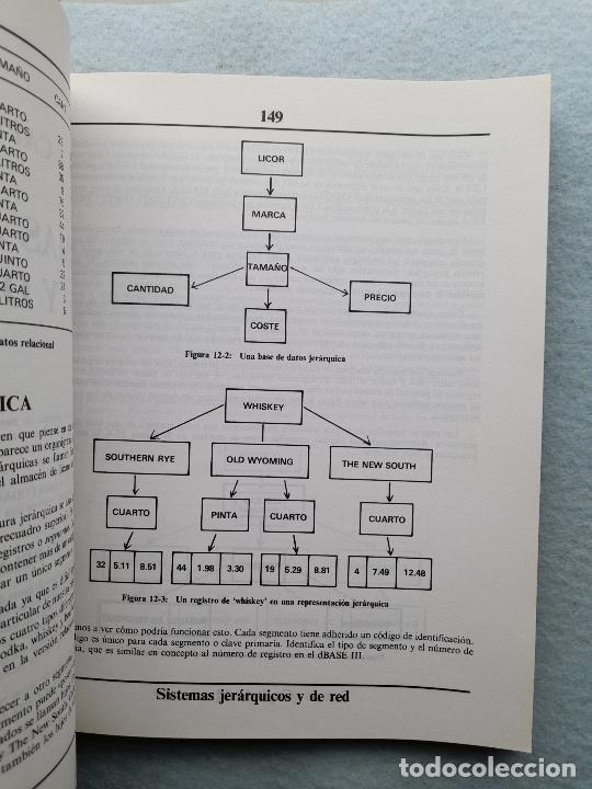 Libros de segunda mano: Introducci&oacute;n a las bases de datos con dBase III Plus. Robert A. Byers. - Foto 4