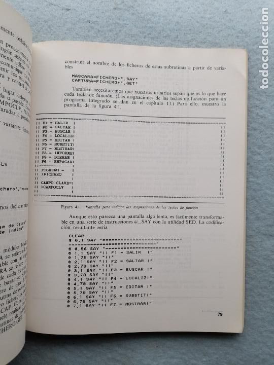 Libros de segunda mano: Programaci&oacute;n Avanzada en dBase III. Joseph-David Carrabis. - Foto 4