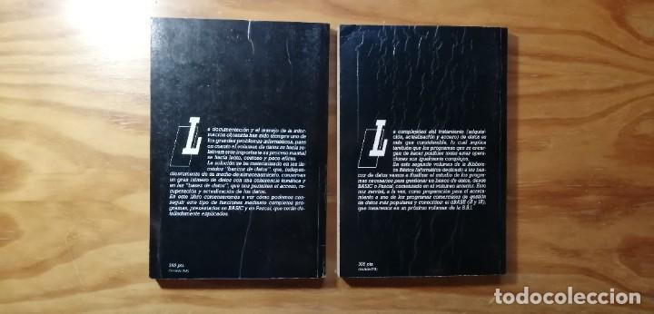 Libros de segunda mano: BANCOS DE DATOS &ndash; TOMOS 1 Y 2 - Foto 3