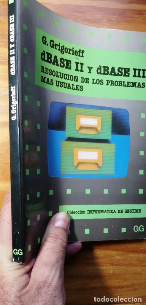 Libros de segunda mano: DBASE II Y DBASE III &ndash; RESOLUCI&Oacute;N DE LOS PROBLEMAS M&Aacute;S USUALES - Foto 2
