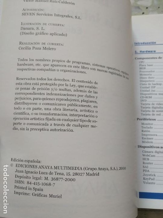 Libros de segunda mano: Gu&iacute;as visuales. Introducci&oacute;n a la inform&aacute;tica. 2001 Anaya. Jorge Mart&iacute;nez Herrero - Foto 7