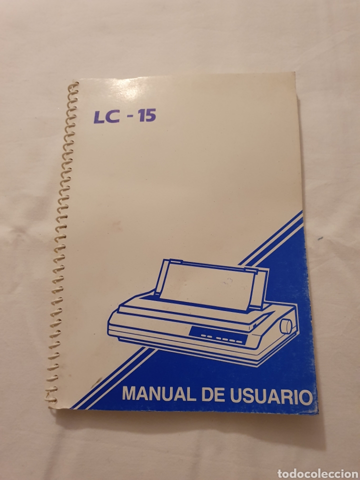 Libros de segunda mano: Manual usuario impresora STAR LC-15 - Foto 1