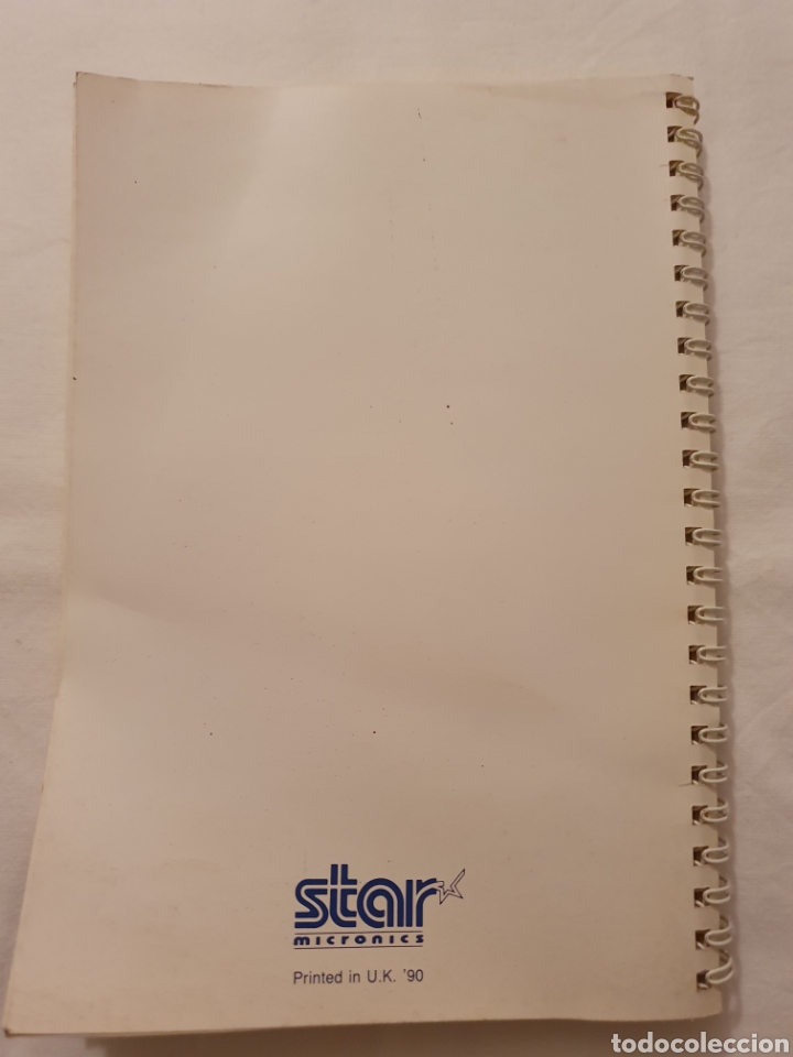 Libros de segunda mano: Manual usuario impresora STAR LC 15 VERSI&Oacute;N Ingl&eacute;s - Foto 2