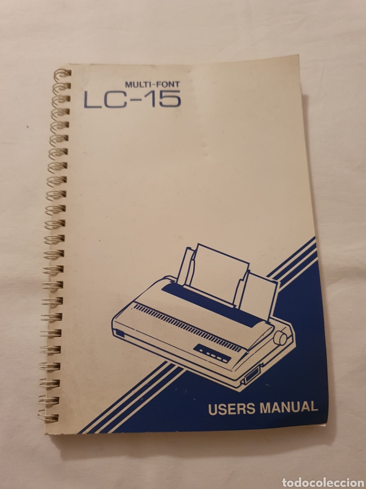 Libros de segunda mano: Manual usuario impresora STAR LC 15 VERSI&Oacute;N Ingl&eacute;s - Foto 1