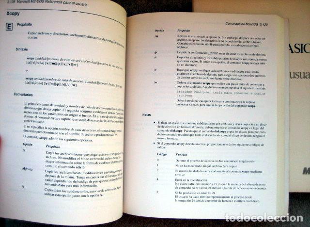 Libros de segunda mano: Microsoft MS-DOS y GW-BASIC. Gu&iacute;a del usuario Referencia para el usuario. 2 tomos - Foto 3