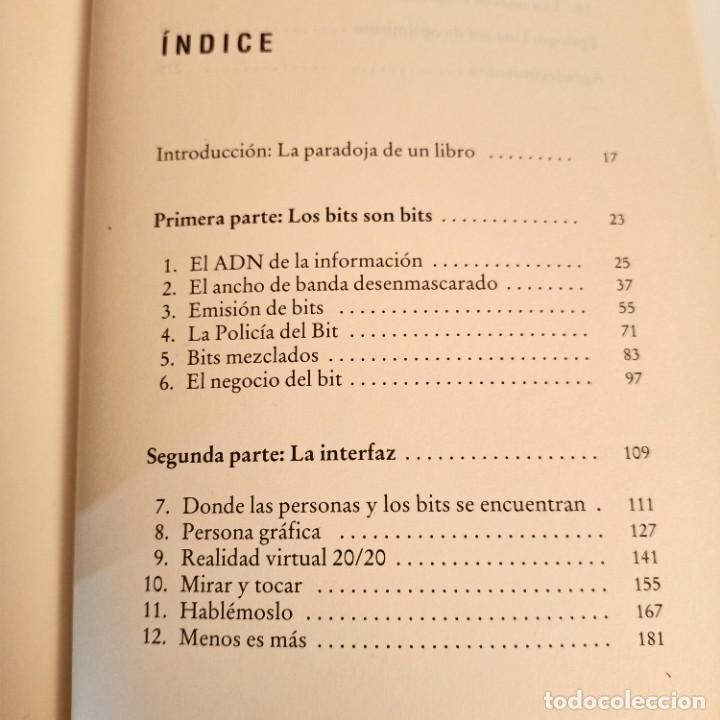 Libros de segunda mano: EL MUNDO DIGITAL, NICHOLAS NIGROMONTE, INFORMATICA / COMPUTING, EDICIONES B, 1995 - Foto 3
