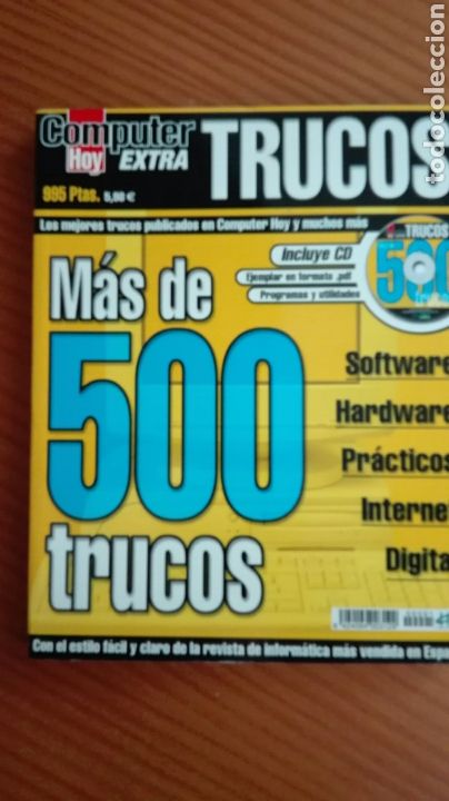 Libros de segunda mano: Computer Hoy extra Trucos M&aacute;s de 500 trucos incluye CD - Foto 1