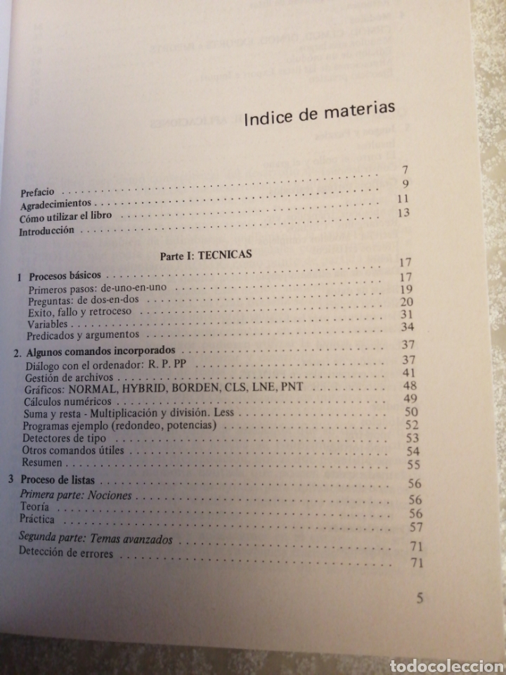 Libros de segunda mano: Programaci&oacute;n en Micro Prolog - Foto 4