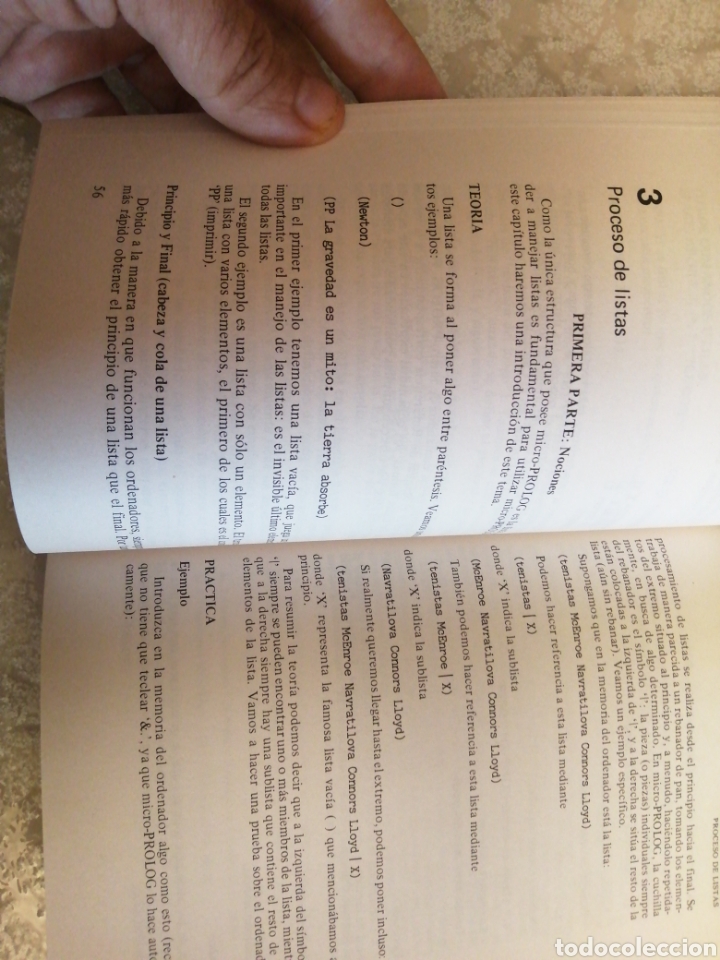 Libros de segunda mano: Programaci&oacute;n en Micro Prolog - Foto 6
