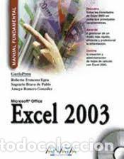 Libros de segunda mano: MICROSOFT OFFICE EXCEL 2003 - Foto 1