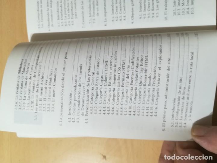 Libros de segunda mano: DREAMWEAVER 3 / OSCAR PE&Ntilde;A / ANAYA / AK89 - Foto 9