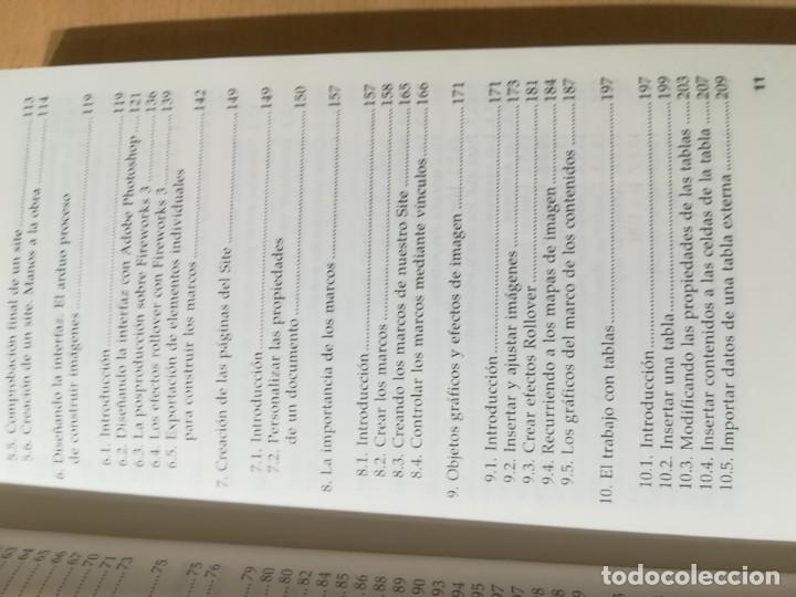 Libros de segunda mano: DREAMWEAVER 3 / OSCAR PE&Ntilde;A / ANAYA / AK89 - Foto 10