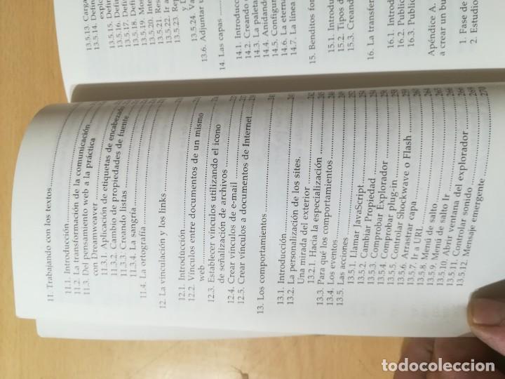 Libros de segunda mano: DREAMWEAVER 3 / OSCAR PE&Ntilde;A / ANAYA / AK89 - Foto 12