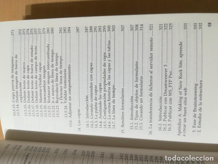 Libros de segunda mano: DREAMWEAVER 3 / OSCAR PE&Ntilde;A / ANAYA / AK89 - Foto 13