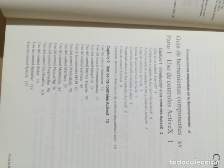Libros de segunda mano: VISUAL BASIC / GUIA DE HERRAMIENTAS COMPONENTES / MICROSOFT / AK26 - Foto 5
