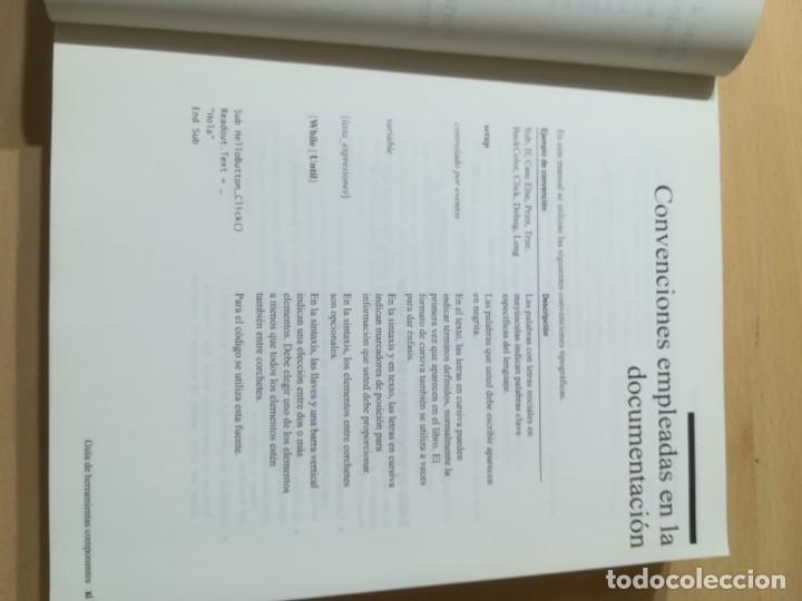 Libros de segunda mano: VISUAL BASIC / GUIA DE HERRAMIENTAS COMPONENTES / MICROSOFT / AK26 - Foto 12