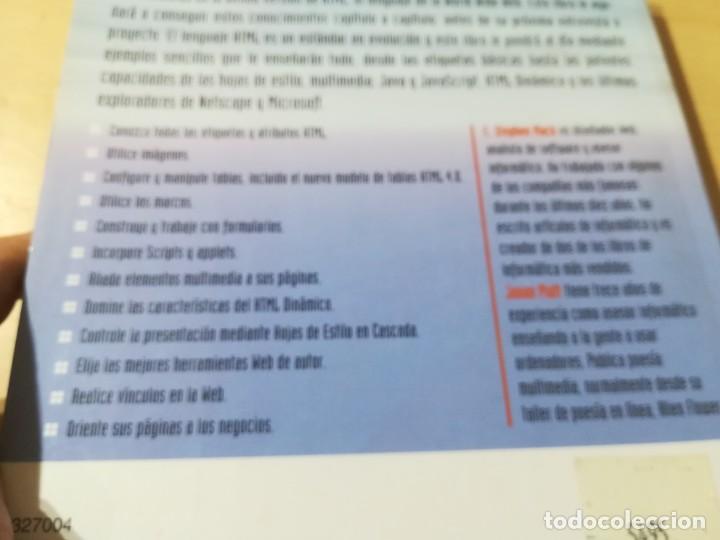 Libros de segunda mano: HTML 40 / E STEMPHEN / JANAN PLATT / ANAYA / AK45 - Foto 4