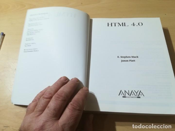 Libros de segunda mano: HTML 40 / E STEMPHEN / JANAN PLATT / ANAYA / AK45 - Foto 8