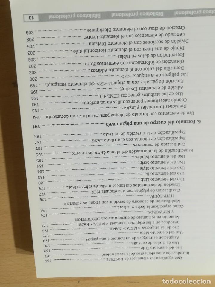 Libros de segunda mano: HTML 40 / E STEMPHEN / JANAN PLATT / ANAYA / AK45 - Foto 16