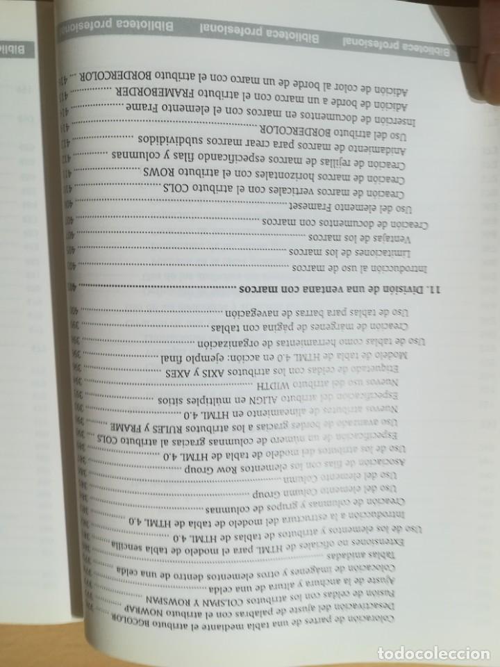 Libros de segunda mano: HTML 40 / E STEMPHEN / JANAN PLATT / ANAYA / AK45 - Foto 21