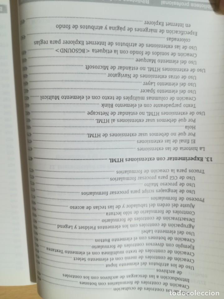 Libros de segunda mano: HTML 40 / E STEMPHEN / JANAN PLATT / ANAYA / AK45 - Foto 23