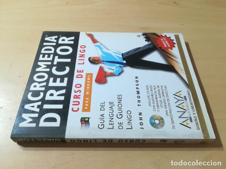 Libros de segunda mano: MACROMEDIA DIRECTOR, CURSO DE LINGO / JOHN THOMPSON / ANAYA / AK45 - Foto 1