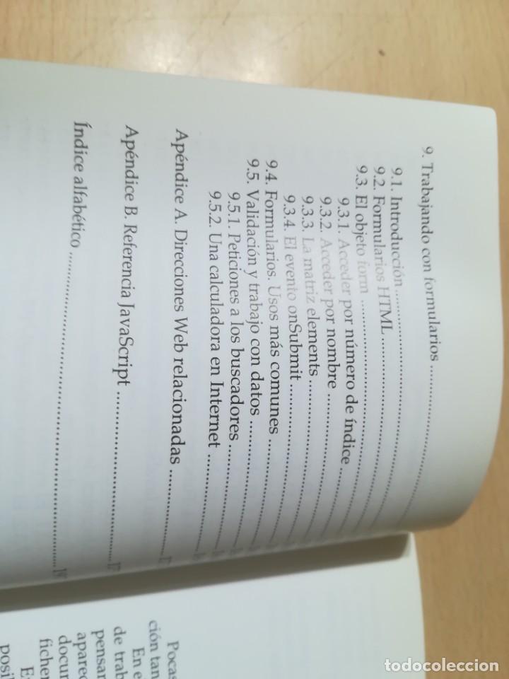 Libros de segunda mano: PROGRAMACI&Oacute;N EN JAVA SCRIPT / OSCAR GONZALEZ MORENO / ANAYA / AK45 - Foto 10
