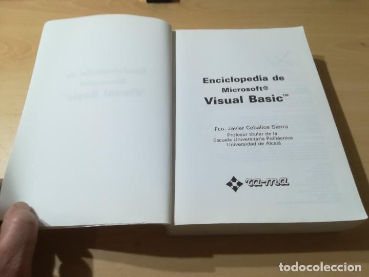 Libros de segunda mano: ENCICLOPEDIA DE VISUAL BASIC / MICROSOFT - JABIER CEBALLOS / RA-MA / AL65 - Foto 6