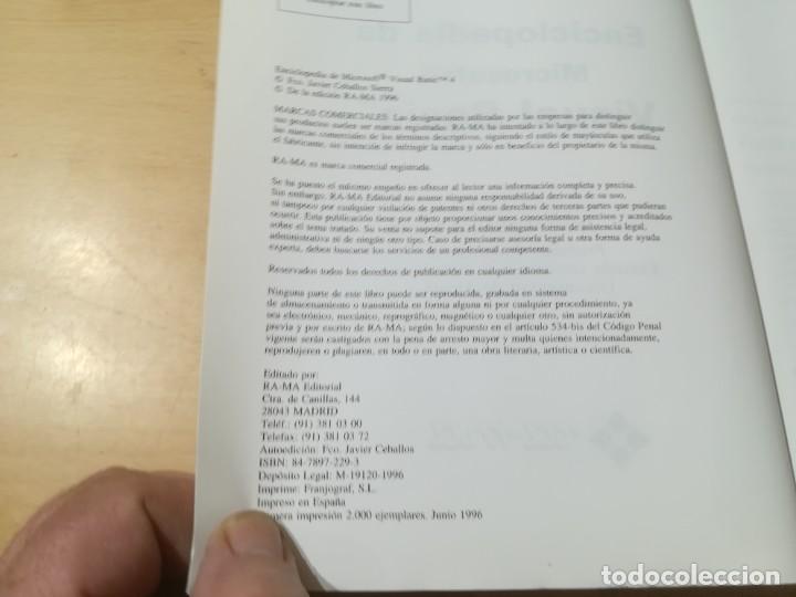 Libros de segunda mano: ENCICLOPEDIA DE VISUAL BASIC / MICROSOFT - JABIER CEBALLOS / RA-MA / AL65 - Foto 8