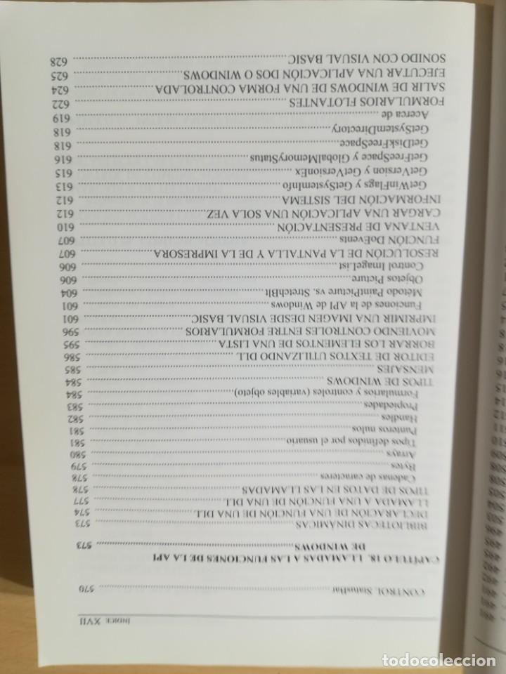 Libros de segunda mano: ENCICLOPEDIA DE VISUAL BASIC / MICROSOFT - JABIER CEBALLOS / RA-MA / AL65 - Foto 19