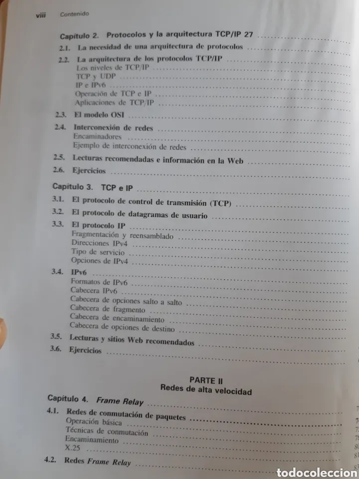 Libros de segunda mano: REDES E INTERNET DE ALTA VELOCIDAD - WILLIAM STALLINGS - PRENTICE HALL - 2003 - Foto 6