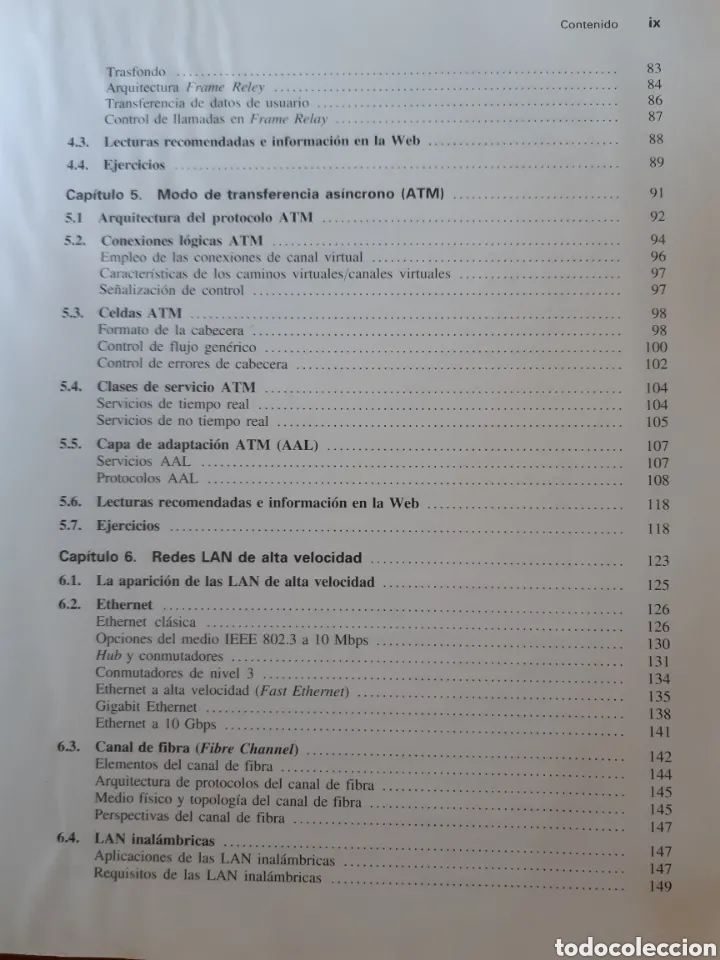 Libros de segunda mano: REDES E INTERNET DE ALTA VELOCIDAD - WILLIAM STALLINGS - PRENTICE HALL - 2003 - Foto 7