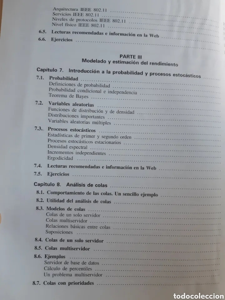 Libros de segunda mano: REDES E INTERNET DE ALTA VELOCIDAD - WILLIAM STALLINGS - PRENTICE HALL - 2003 - Foto 8