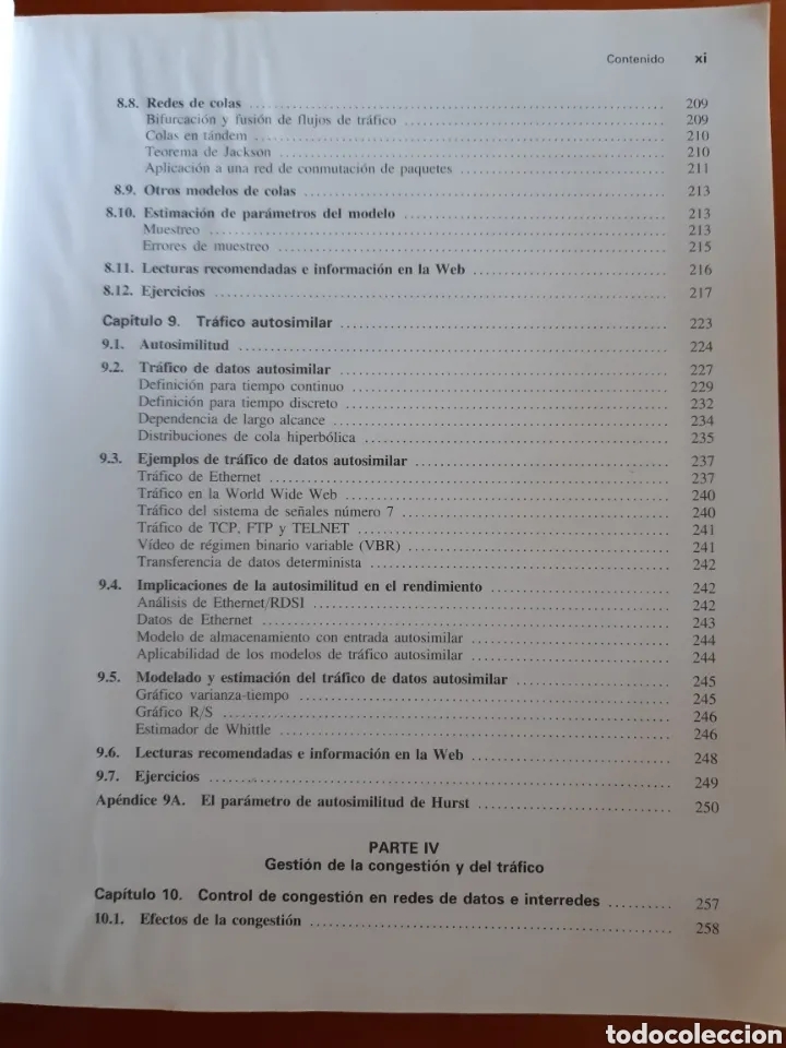 Libros de segunda mano: REDES E INTERNET DE ALTA VELOCIDAD - WILLIAM STALLINGS - PRENTICE HALL - 2003 - Foto 9